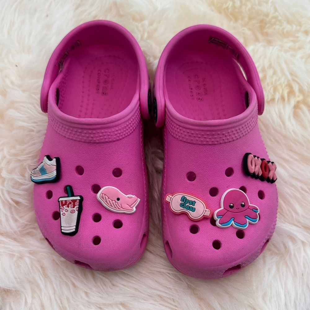 Crocs with charms